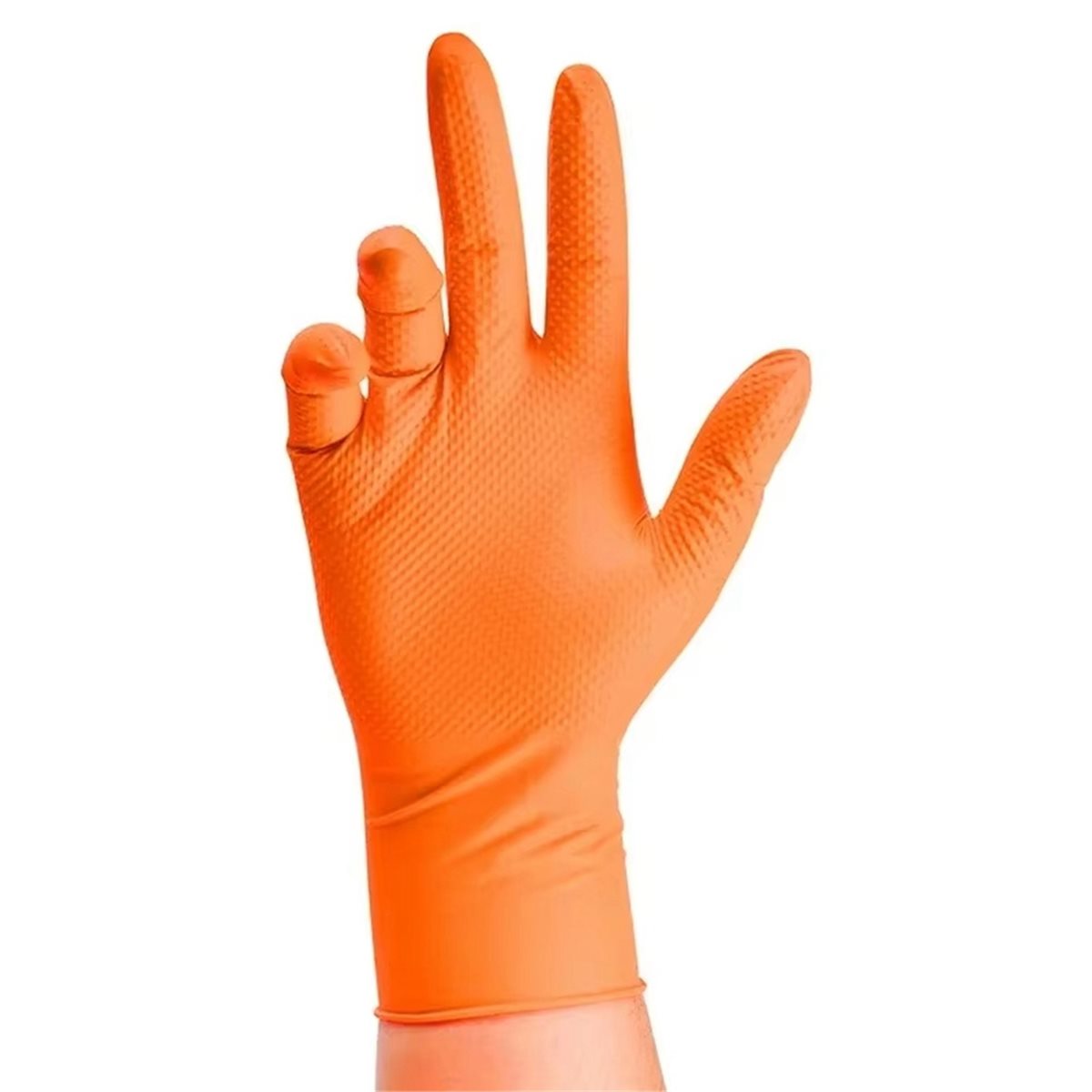 НОВЫЕ сверхмощные оранжевые ни – обзор и цена Nitrile Mechanic Glove