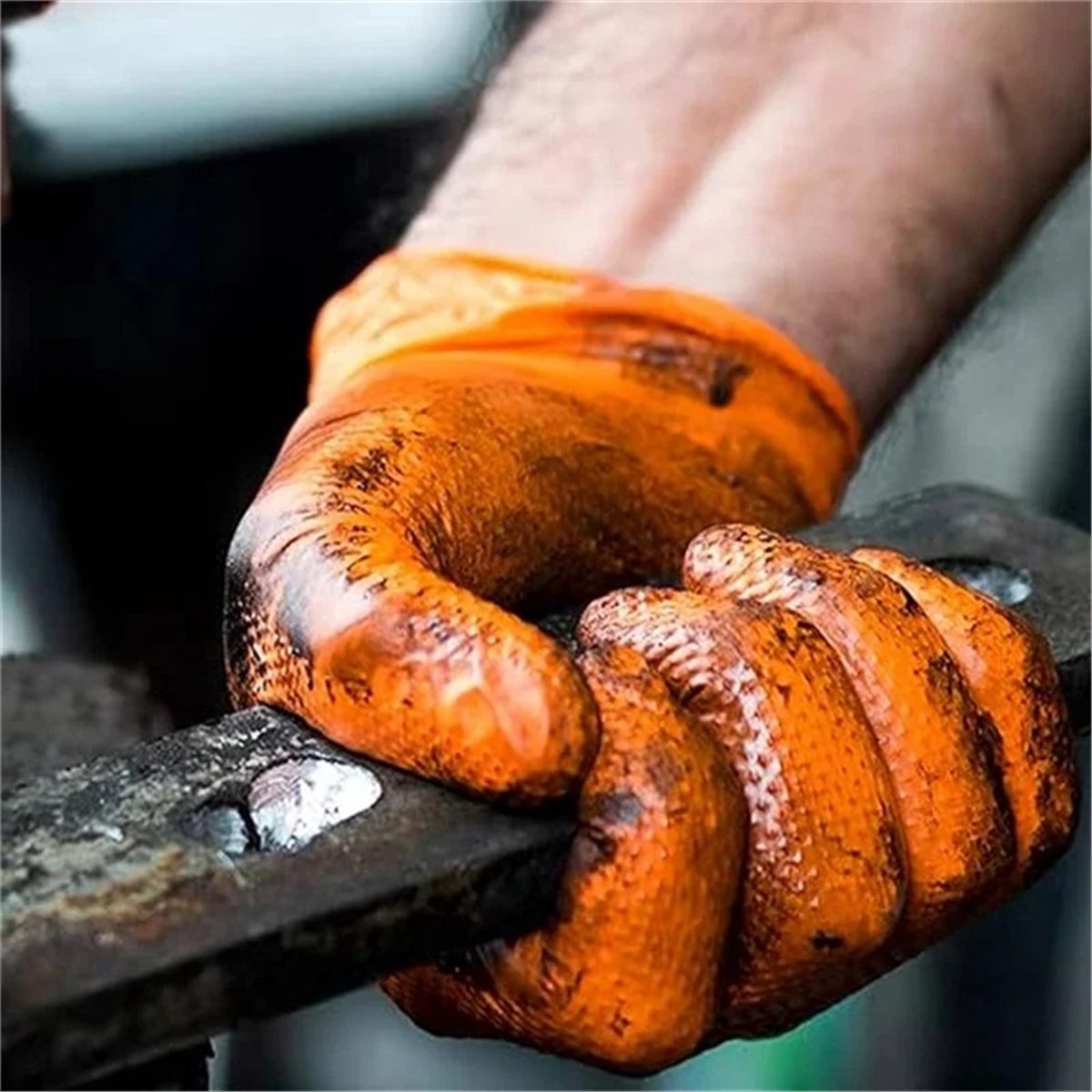 НОВЫЕ сверхмощные оранжевые ни – обзор и цена Nitrile Mechanic Glove