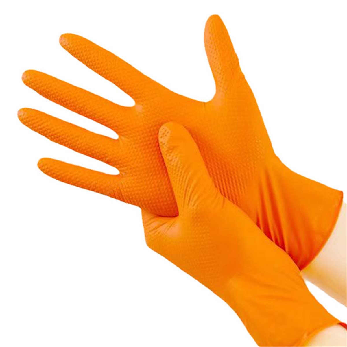 НОВЫЕ сверхмощные оранжевые ни – обзор и цена Nitrile Mechanic Glove