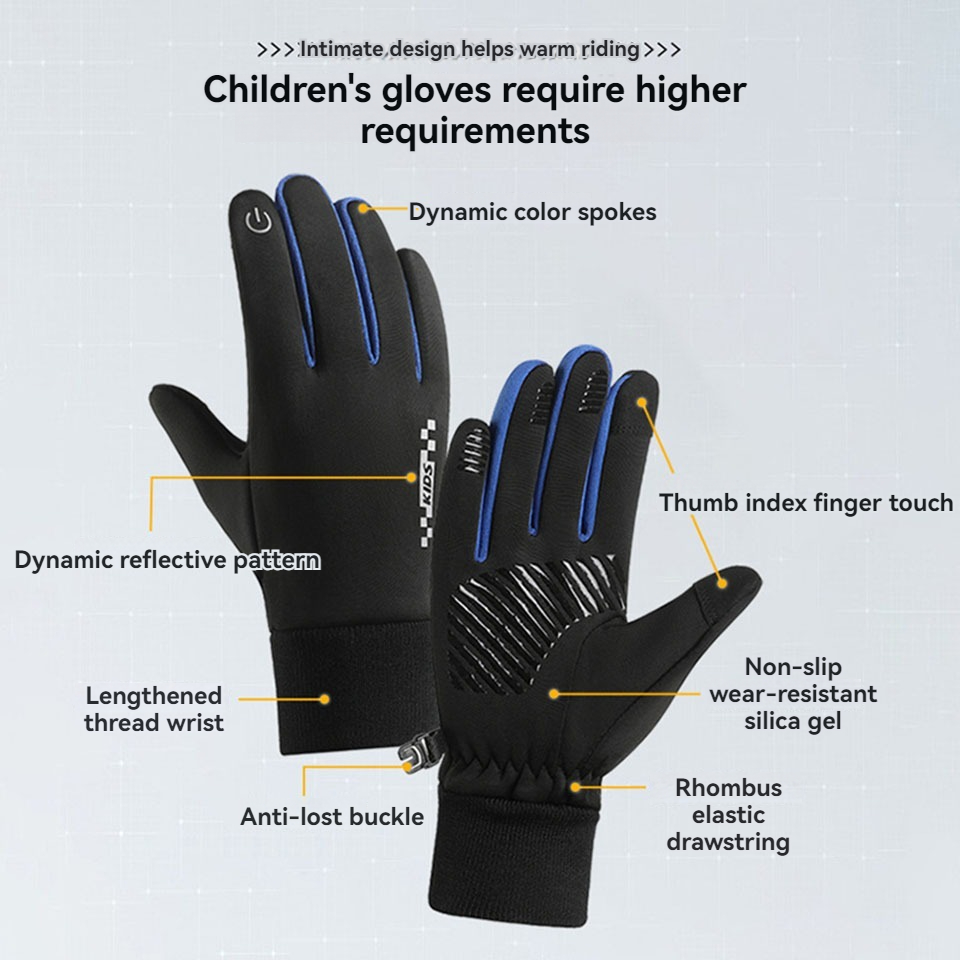 GTUBIKE детские перчатки с сен – обзор и цена Ski Glove Waterproof