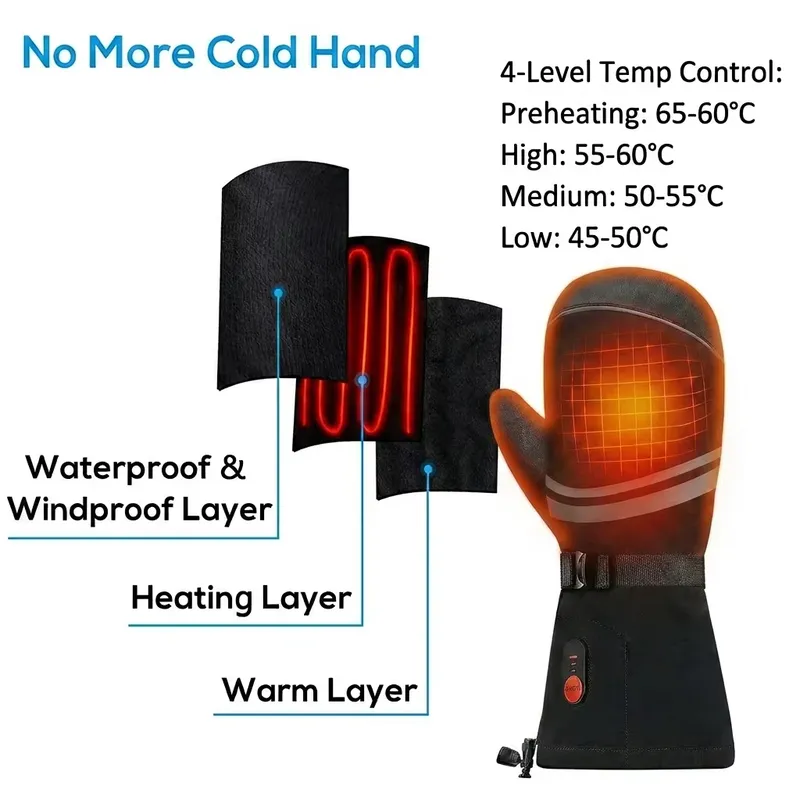 Зимние водонепроницаемые перча – обзор и цена Ski Glove Waterproof